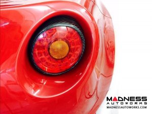 Alfa Romeo 4C Carbon Fiber Tail Light Trim Set 